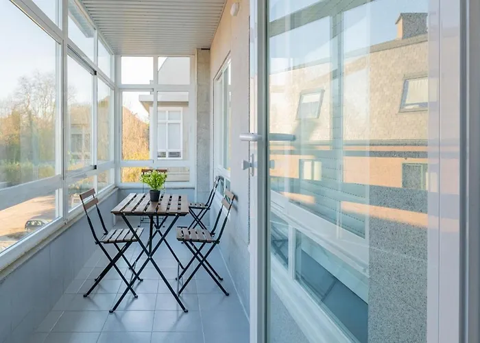 Primera Linea De Playa Samil Costa Con Garaje Incluido Apartment Vigo