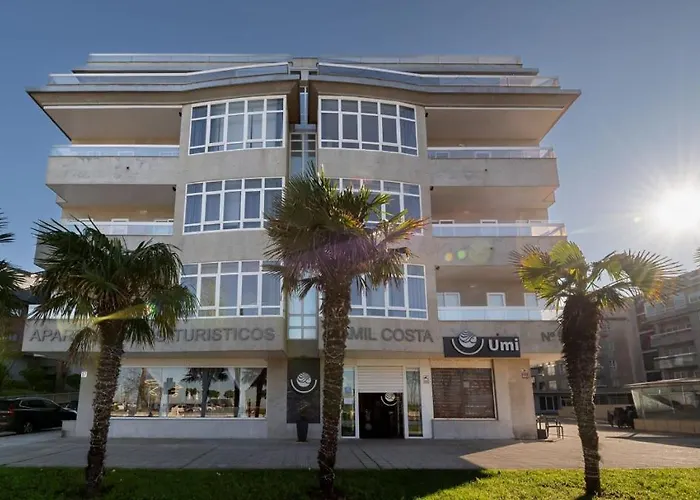 Apartment Primera Linea De Playa Samil Costa Con Garaje Incluido