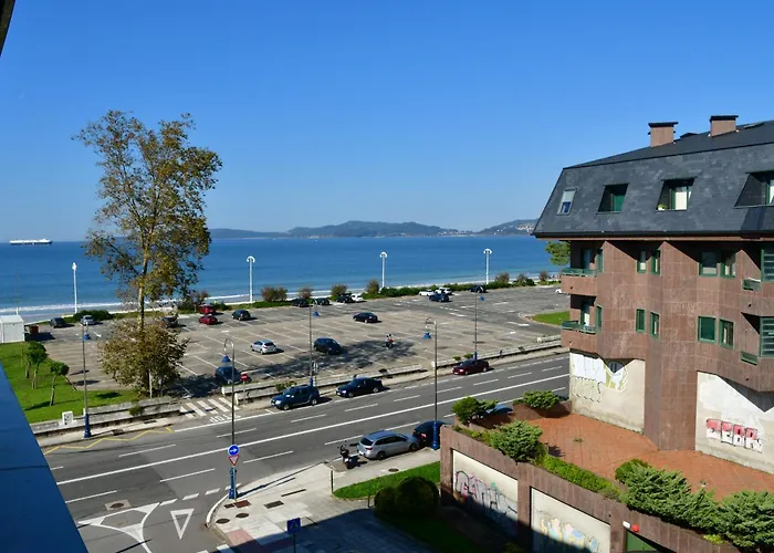 Primera Linea De Playa Samil Costa Con Garaje Incluido Апартаменты *